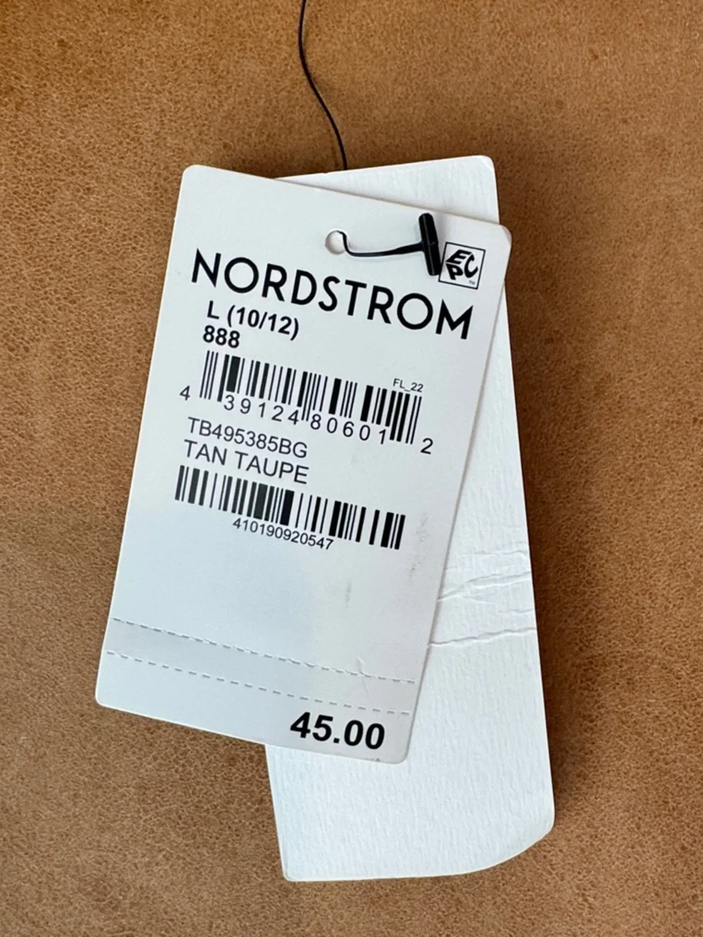Nordstrom Treasure & Bond Girls Beige Cargo Jogger Pants - size L (10/12)